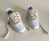 Custom Nike Air force 1 White Rope Laces