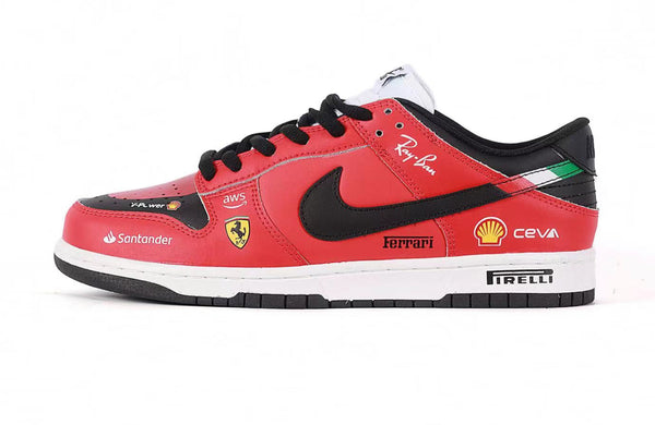 Nike Dunk Low Ferrari F1 Custom