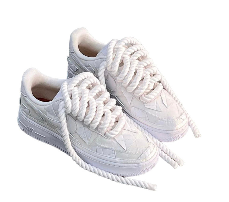 Custom Billie Eilish Nike Air force 1 Rope Laces