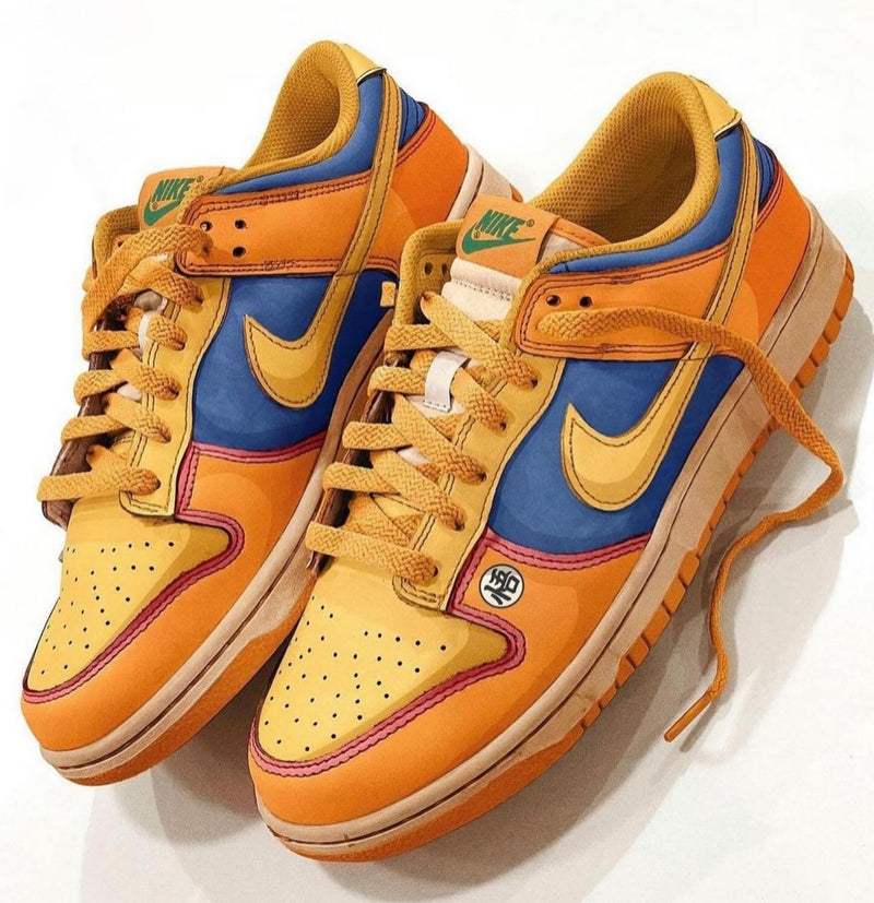 Nike Dunk Low Goku Custom