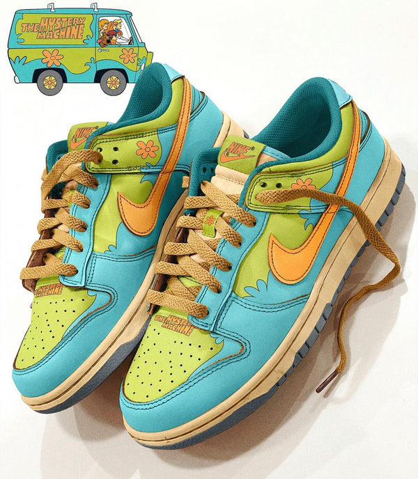 Nike Dunk Low Mystery Machine Custom