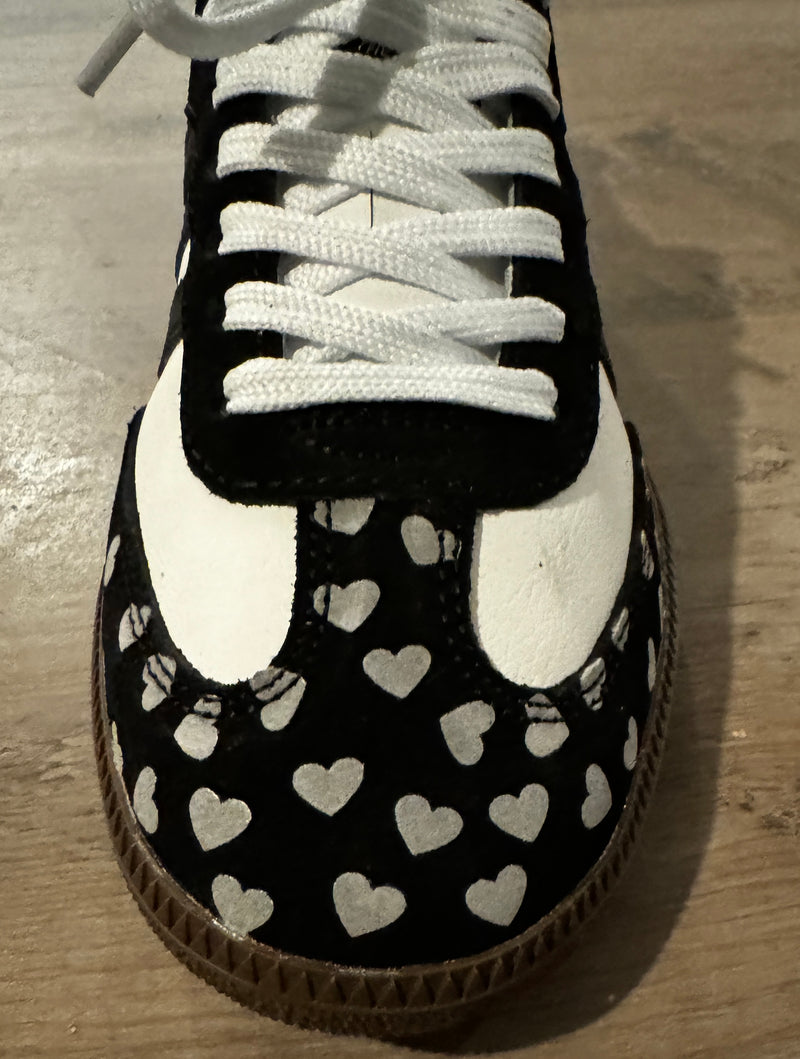 Custom Adidas Samba x CDG Black