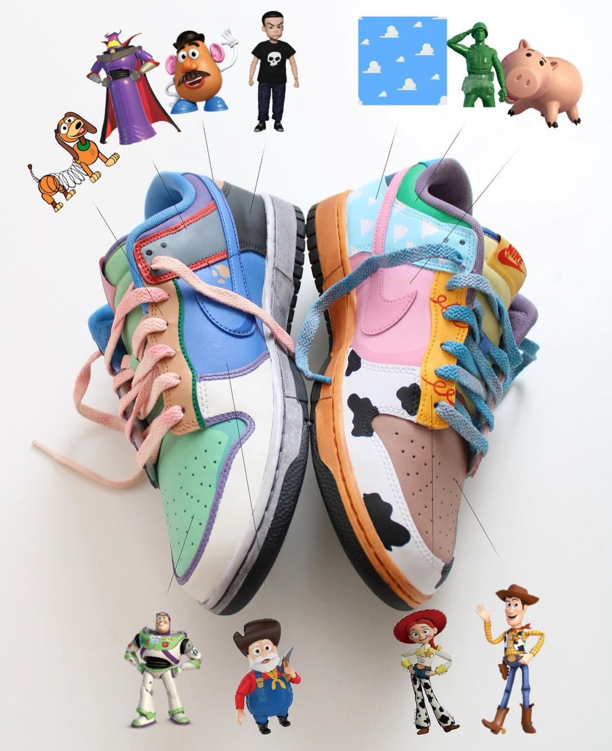 Nike Dunk Low Toystory Custom JWCKICKS