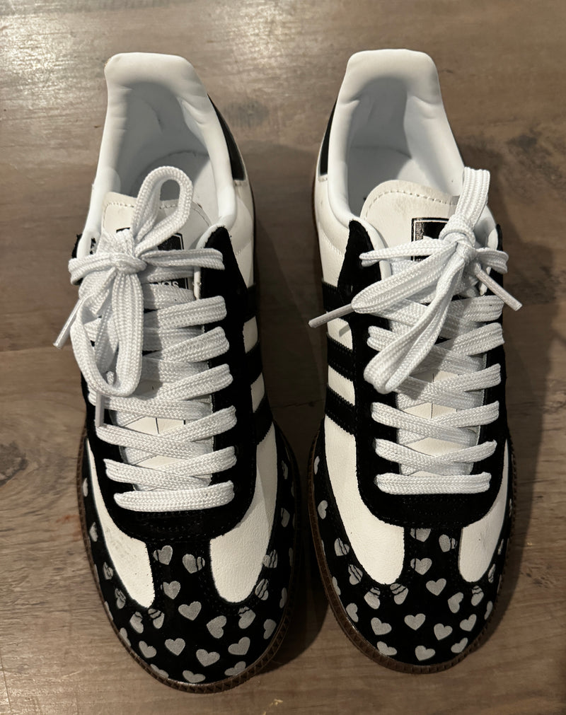 Custom Adidas Samba x CDG Black