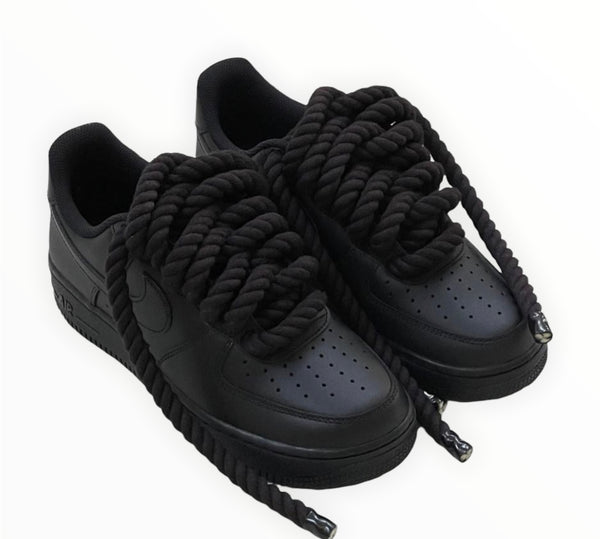Nike Air force 1 “Rope Lace” Black – JWCKICKS